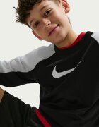 Nike Спортен екип с ръкави реглан и монограм Черен