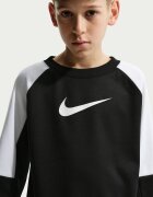 Nike Спортен екип с ръкави реглан и монограм Черен