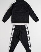 Nike Спортен екип с цип и лого Бял/Черен