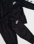Nike Спортен екип с цип и лого Бял/Черен