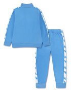 Nike Спортен екип с цип и лого Пастелносин/Бял