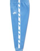 Nike Спортен екип с цип и лого Пастелносин/Бял