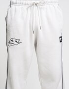 Nike Спортен панталон Air с бродирано лого Черен/Мръснобял