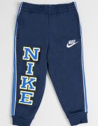 Nike Спортен панталон с лого Тъмносин
