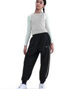 Nike Спортен панталон с монограм - Бял/Черен