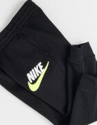 Nike Спортен панталон с памук с бродирано лого Черен