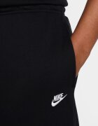 Nike Спортен панталон с памук с лого Черен