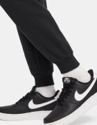Nike Спортен панталон с памук с лого Черен