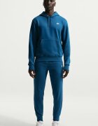 Nike Спортен панталон с памук с лого Син