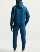 Nike Спортен панталон с памук с лого Син