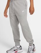 Nike Спортен панталон с памук с лого Сив меланж