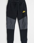 Nike Спортен панталон с памук с заден джоб с цип Черен/Tъмносив