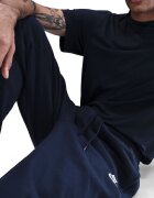 Nike Спортен панталон с връзка и джобове Тъмносин
