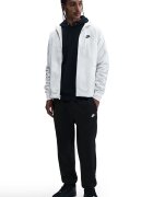 Nike Спортен панталон с връзка и лого Черен