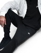 Nike Спортен панталон с връзка и лого Черен