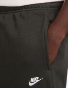Nike Спортен панталон с връзка и лого Тъмнозелен
