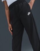 Nike Спортен панталон Sportswear с цип Бял/Избеляло черно
