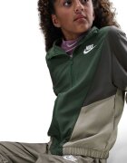 Nike Спортен панталон Sportswear с цип Светло кафяво/Сиво-бежов