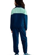 Nike Спортен панталон Sportswear с цип Тъмносин/Бледозелен