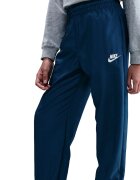 Nike Спортен панталон Sportswear с цип Тъмносин/Бледозелен