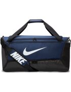 Nike Спортна чанта Brasilia 9.5 M - 60L - 64x30x30cm - Черен/Тъмносин
