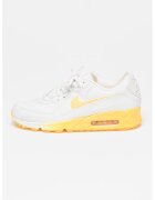 Nike Спортни обувки Air Max 90 от еко кожа - Бял/Шафраново жълто
