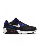 Nike Спортни обувки Air Max 90 от еко кожа и текстил - Черен/Кралско Синьо