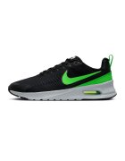 Nike Спортни обувки Air Max от еко кожа с лого - Черен/Лайм зелено