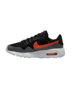 Nike Спортни обувки Air Max SC с кожа - Черен/Мандарина/Tъмносив