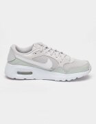 Nike Спортни обувки Air Max SC с кожа Пепеляво сиво/Бял/Светло бежово