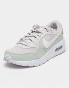 Nike Спортни обувки Air Max SC с кожа Пепеляво сиво/Бял/Светло бежово