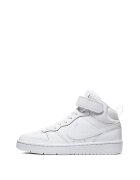 Nike Спортни обувки Court Borough 2 с кожа - Черен/Кралско Синьо