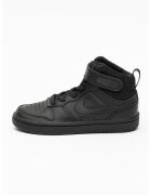 Nike Спортни обувки Court Borough 2 с кожа и текстил - Черен