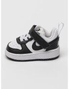 Nike Спортни обувки Court Borough с велкро - Бял/Избеляло черно