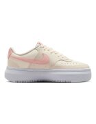 Nike Спортни обувки Court Vision Alta от кожа и еко кожа Светлорозов/Крем