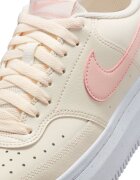 Nike Спортни обувки Court Vision Alta от кожа и еко кожа Светлорозов/Крем