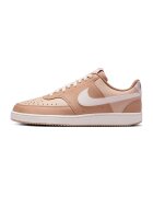 Nike Спортни обувки Court Vision от еко кожа - Бял/Светлокафяв
