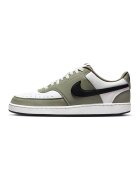 Nike Спортни обувки Court Vision от еко кожа - Избеляло черно/Бял/Папратово зелено
