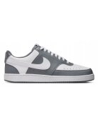 Nike Спортни обувки Court Vision от еко кожа с перфорации - Бял/Светло сив