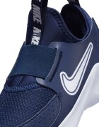 Nike Спортни обувки Flex Runner 3 с лесно обуване и кожа Бял/Ултрамарин синьо