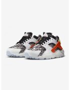 Nike Спортни обувки Huarache с принт - Бял/Черен/Оранжев