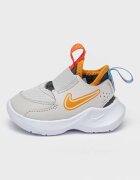 Nike Спортни обувки с лого Светло сив/Оранжев/Бял