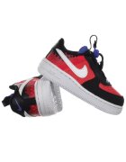 Nike Спортни обувки за деца - Force 1 Switch - червено/черно - текстил/синтетика