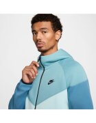 Nike Суичър с качулка Bluza M Tech Fleece Fz Wr Син