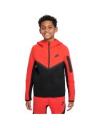 Nike Суичър Tech Fleece FZ - PD Червено Черно - Червен/Черен