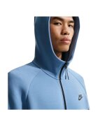 Nike Суичър Tech Fleece Windrunner FZ 55770 Сив/Син