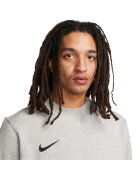 Nike Суитшърт с овално деколте с монограм Светло сив