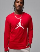 Nike Суитшърт за баскетбол Jumpman с овално деколте Червен