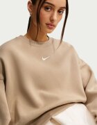 Nike Свободен суитшърт Phoenix с паднали ръкави Бежов