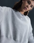Nike Свободен суитшърт Phoenix с паднали ръкави Сив меланж